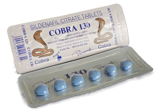 Extra Cobra Blue / Generic Viagra - 6 бр. хапчета по 130 мг