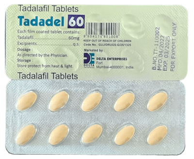 Super Cialis / Tadadel Generic - 10 бр. хапчета по 60 мг