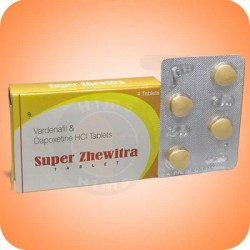 Super Zhewitra / Levitra + Dapoxetine - 4 бр. хапчета по 80 мг