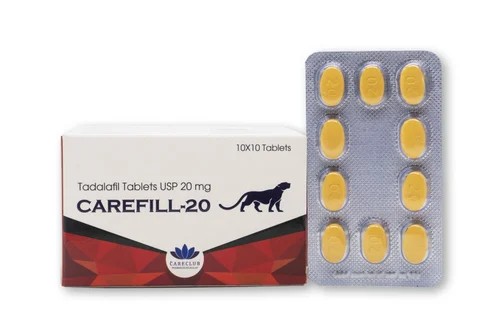 Cialis Carefill / Generic Tadalafil - 10 бр. хапчета по 20 mg