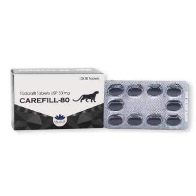 Extra Super Cialis / Tadalafil Carefill - 10 бр. хапчета по 80 mg