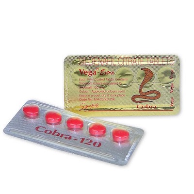 Cobra Red / Generic Viagra - 5 бр. хапчета по 120 мг