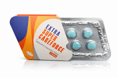 Extra Super CareForce / Viagra+Dapoxetine - 4 бр. хапчета по 200 мг.