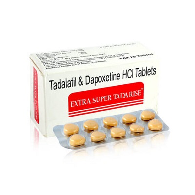 Extra Super Tadarise / Cialis + Dapoxetine - 10 бр. хапчета по 100 мг