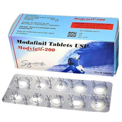 Modafinil 200 / Modvigil Generic - 10 броя хапчета по 200 мг