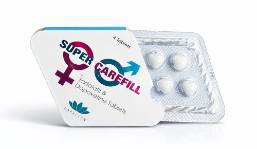 Super CareFill / Cialis + Dapoxetine - 4 бр. хапчета по 80 мг
