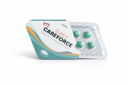 Super CareForce / Viagra + Dapoxetine - 4 бр. хапчета по 160 мг